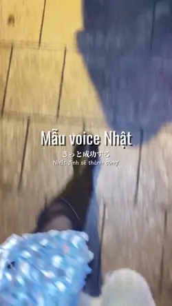 Mẫu voice Nhật