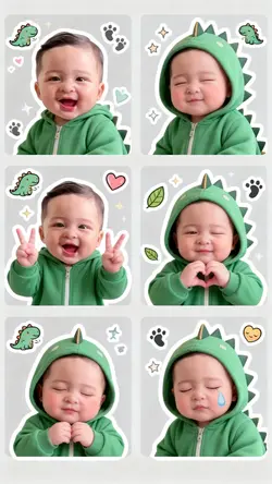 wallpaper baby dino