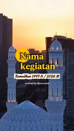 VLOG RAMADAN 17 CLIP