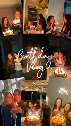 birthday vlog