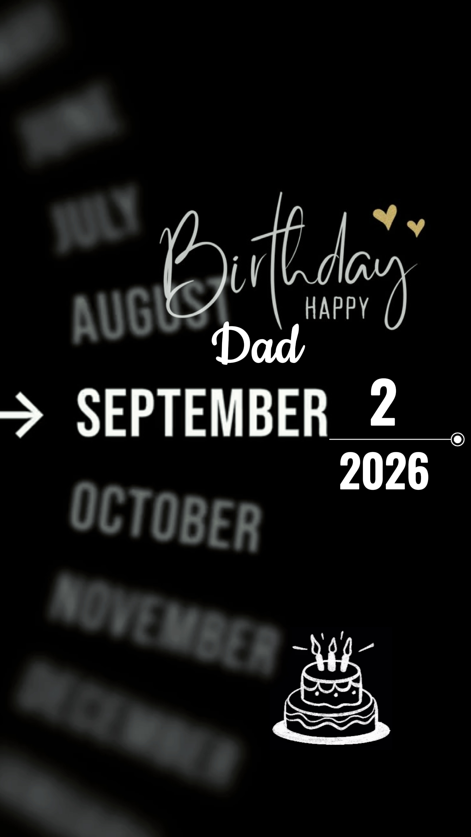 HBD DAD 2 DE SETEMBRO