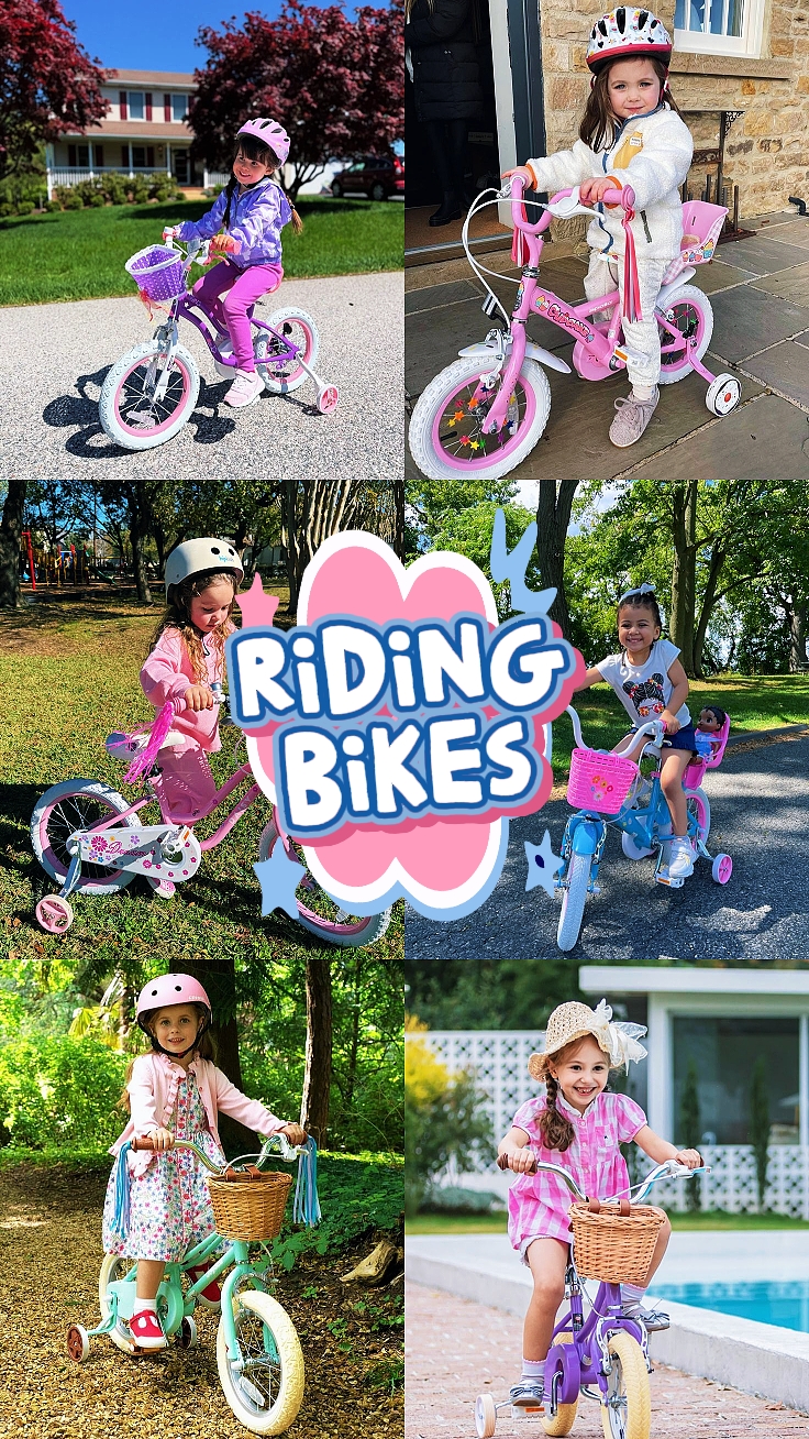 Riding bikes