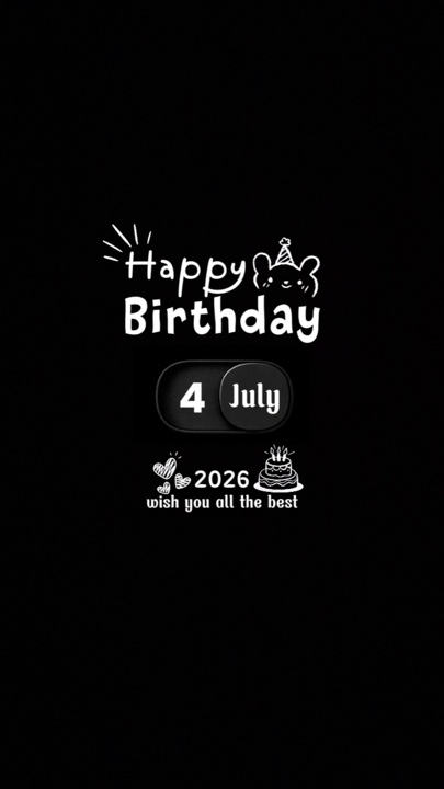 Joyeux anniversaire 