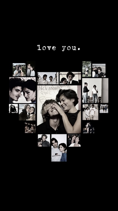 Liebe dich Collage 