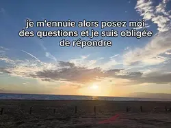 je m'ennuie