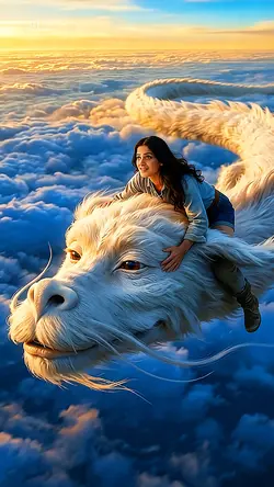 Voando com Falkor