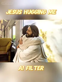 Jesus Hugging Me AI