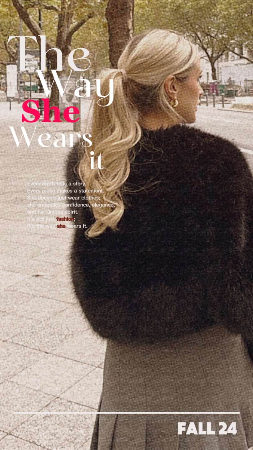 the way she wears it