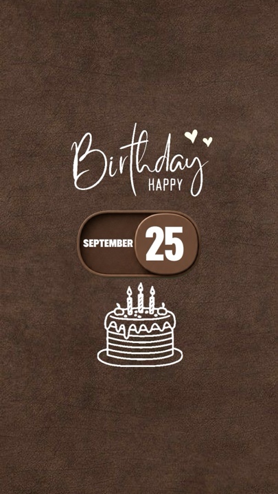 hbd 25 September 