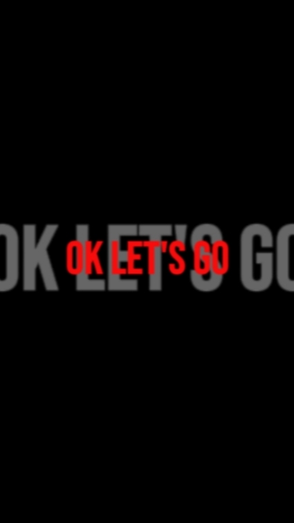 OK LET'S GO!