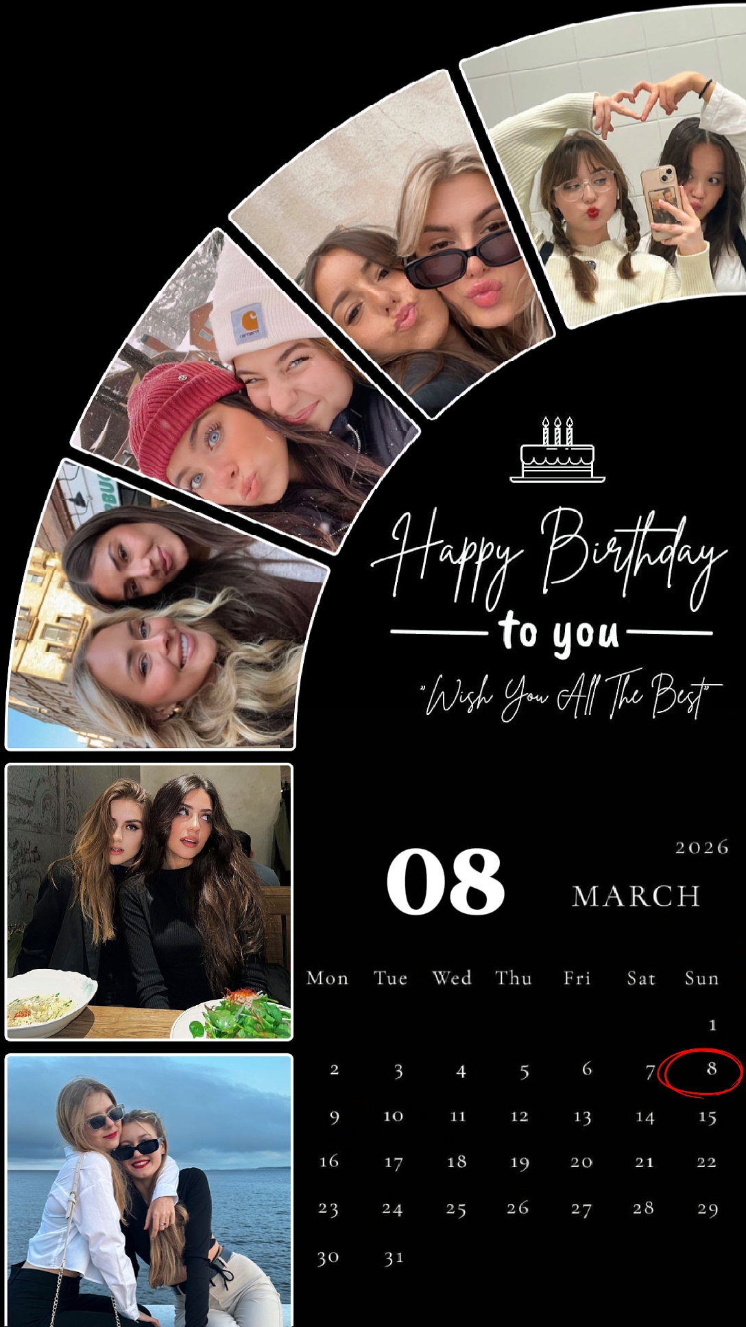 BIRTHDAY 08 MARCH 