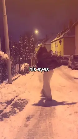 His eyes