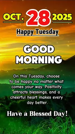 October 28, Tuesday