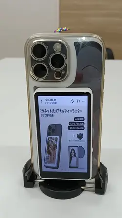 マグネット式リアセルフィーモニター