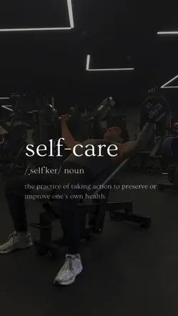 Self care 