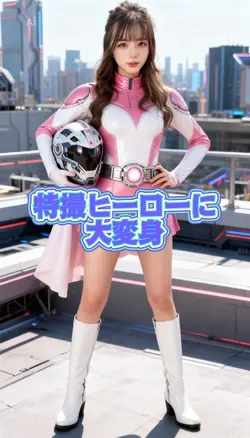特撮ヒーローになってみた AI