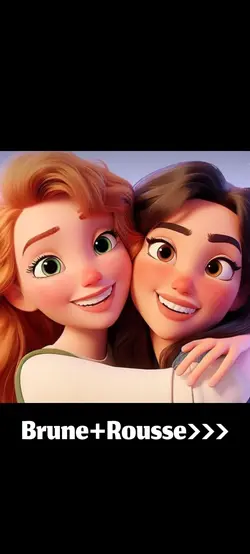 brune plus rousse 