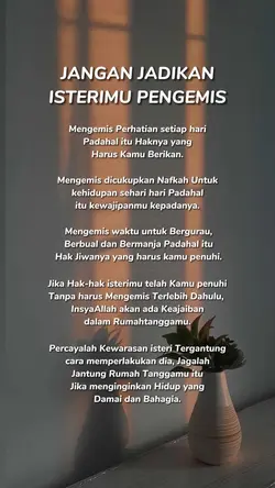 Sayangi Isterimu 🤍