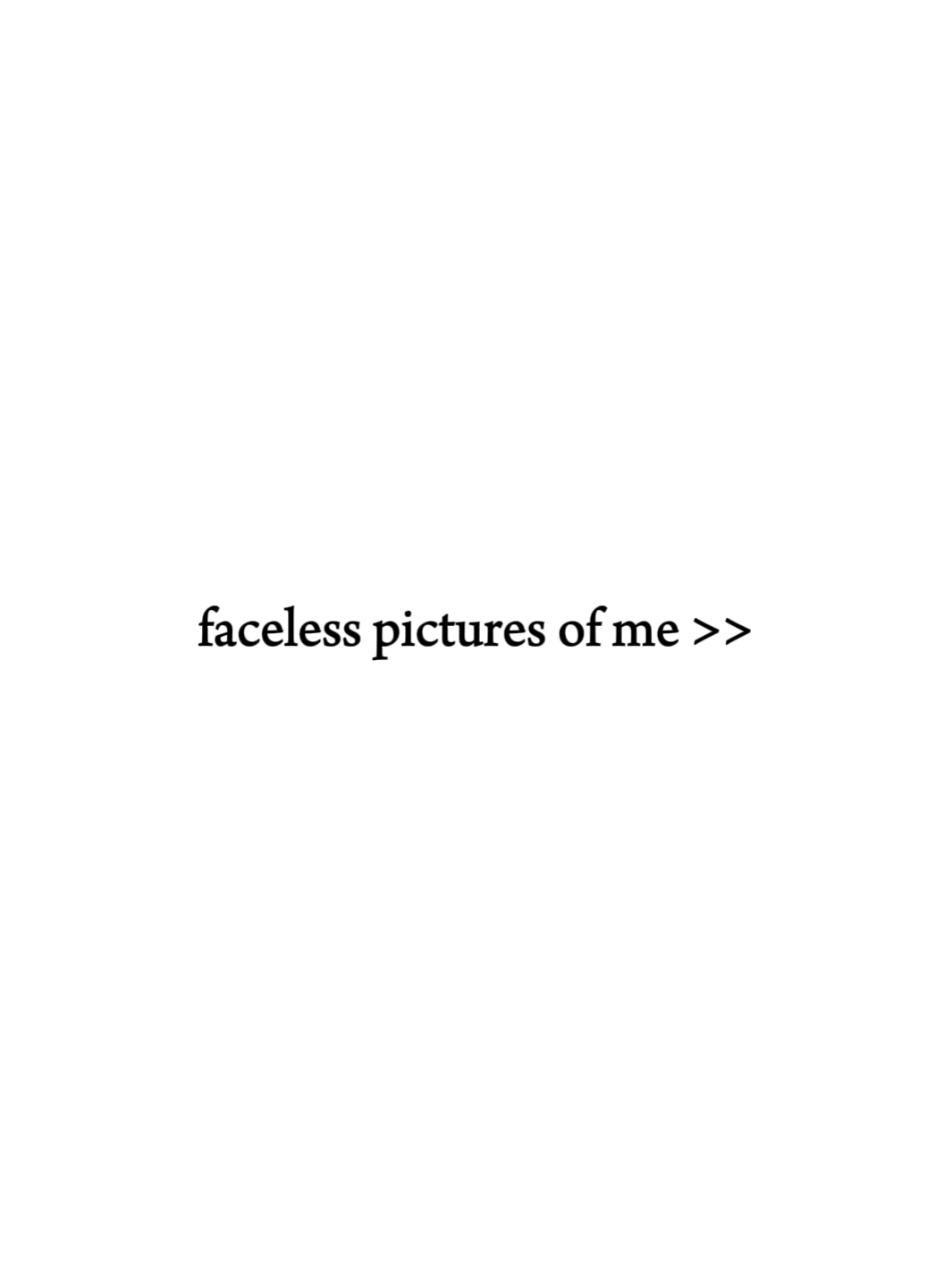 faceless pics