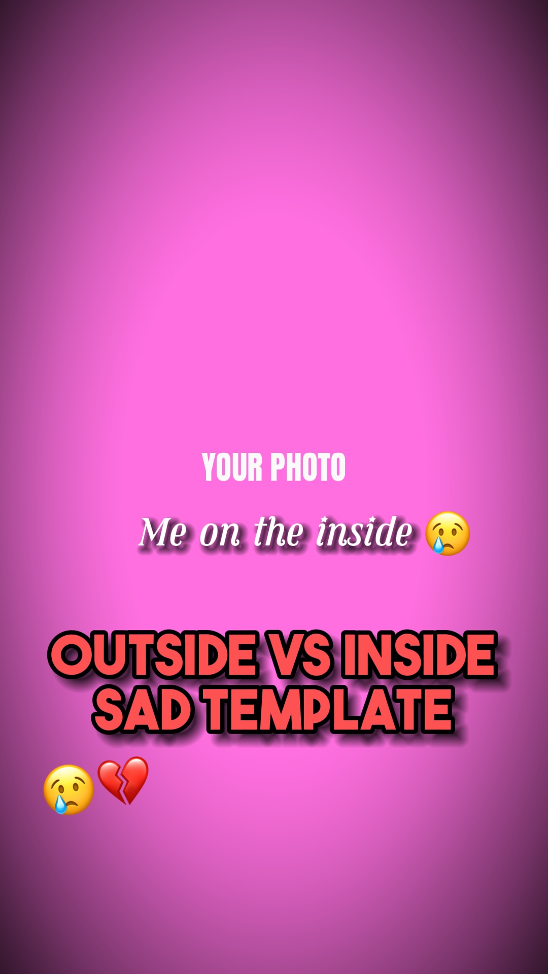 Intérieur vs extérieur💔😢