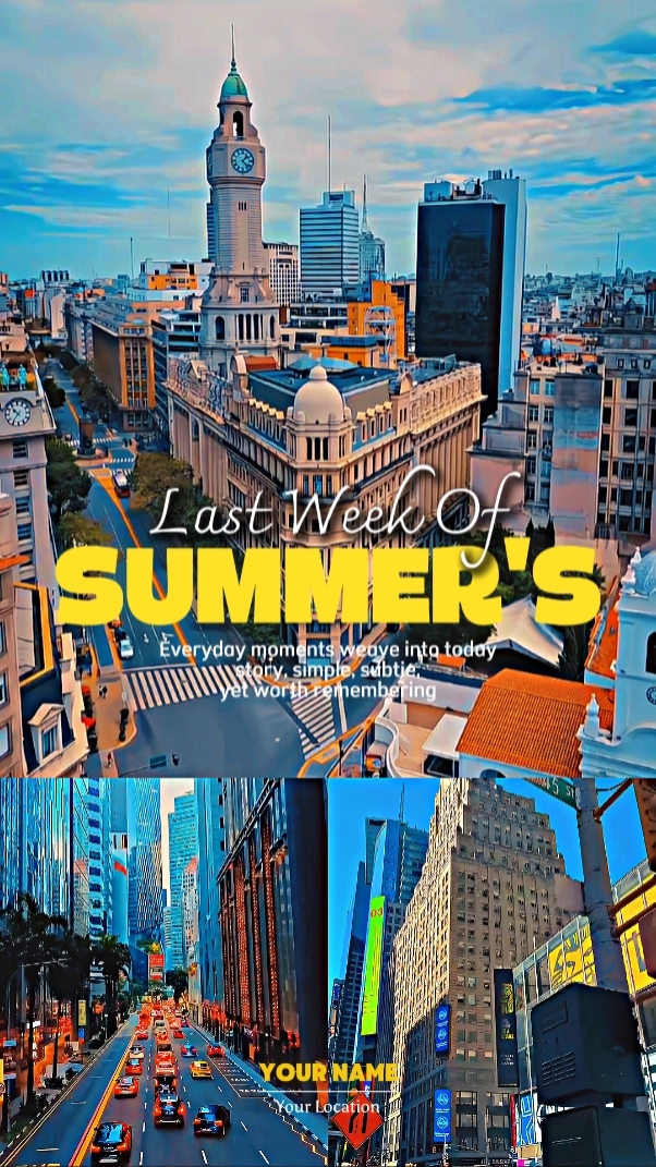 Last Week Of Summer