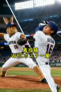 再投稿WBCポスター風