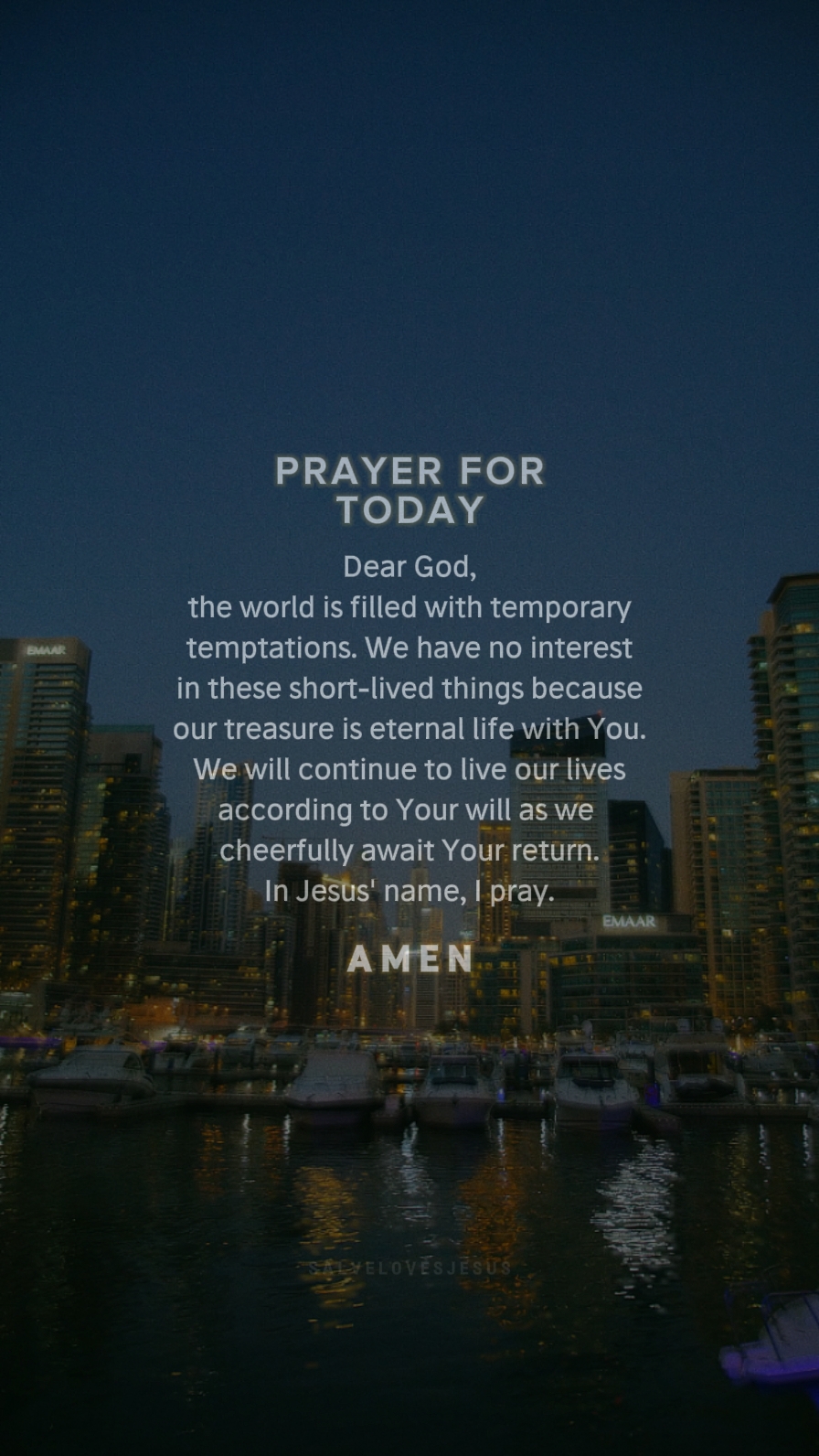 Prayer for today