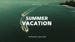 Summer vacation 