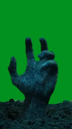 rising hand grave