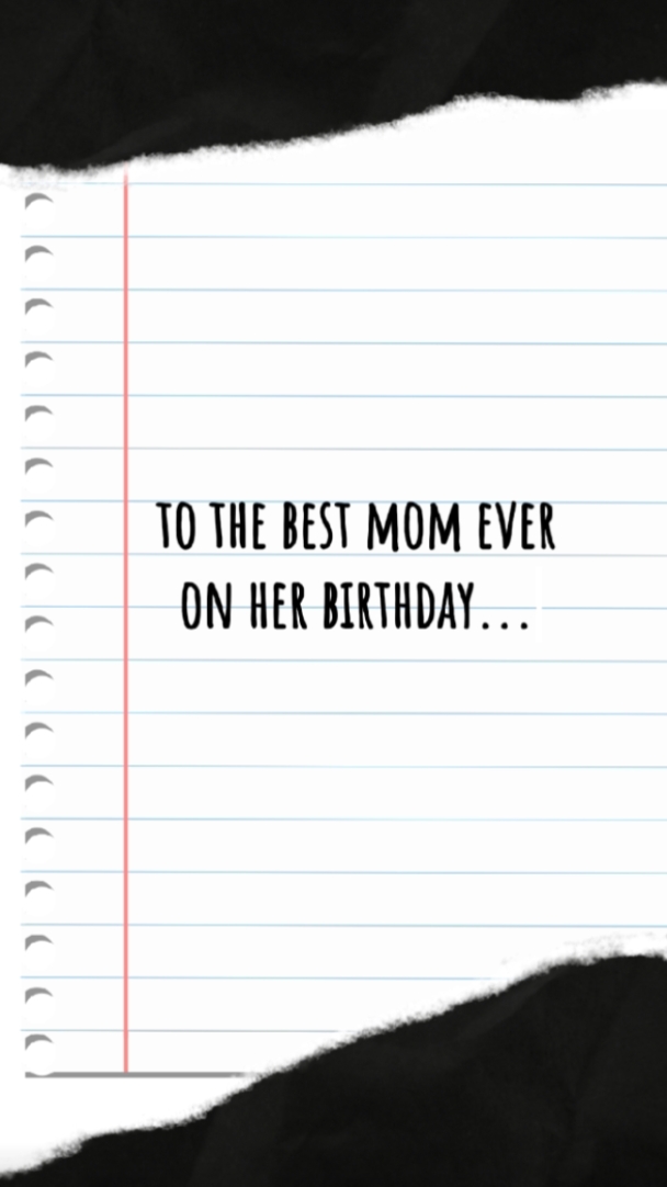 joyeux anniversaire maman