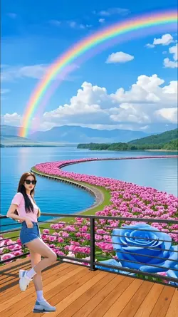 rainbow view
