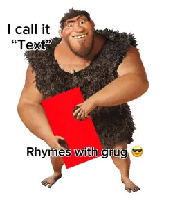 Rhymes with grug 😎