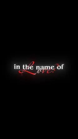 In the name of love 