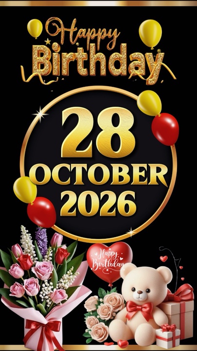 Hbd 28 October 2026