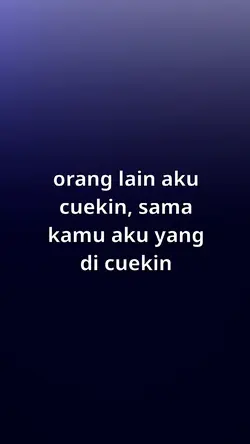 sm km ak yg dicuekin