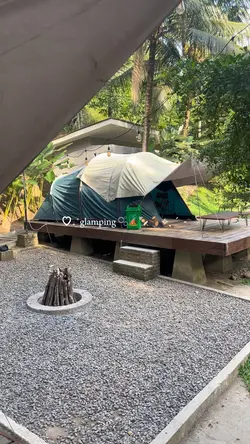 glamping🏕️🔥🪵