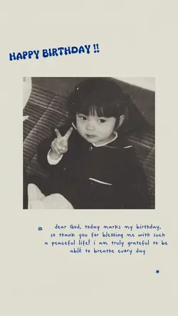 happy birthday to me