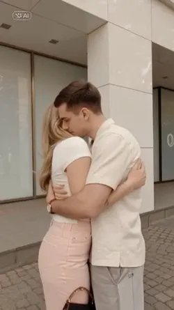 Hugging Ai Couple 