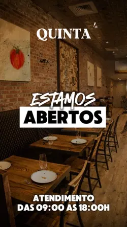 Estamos abertos