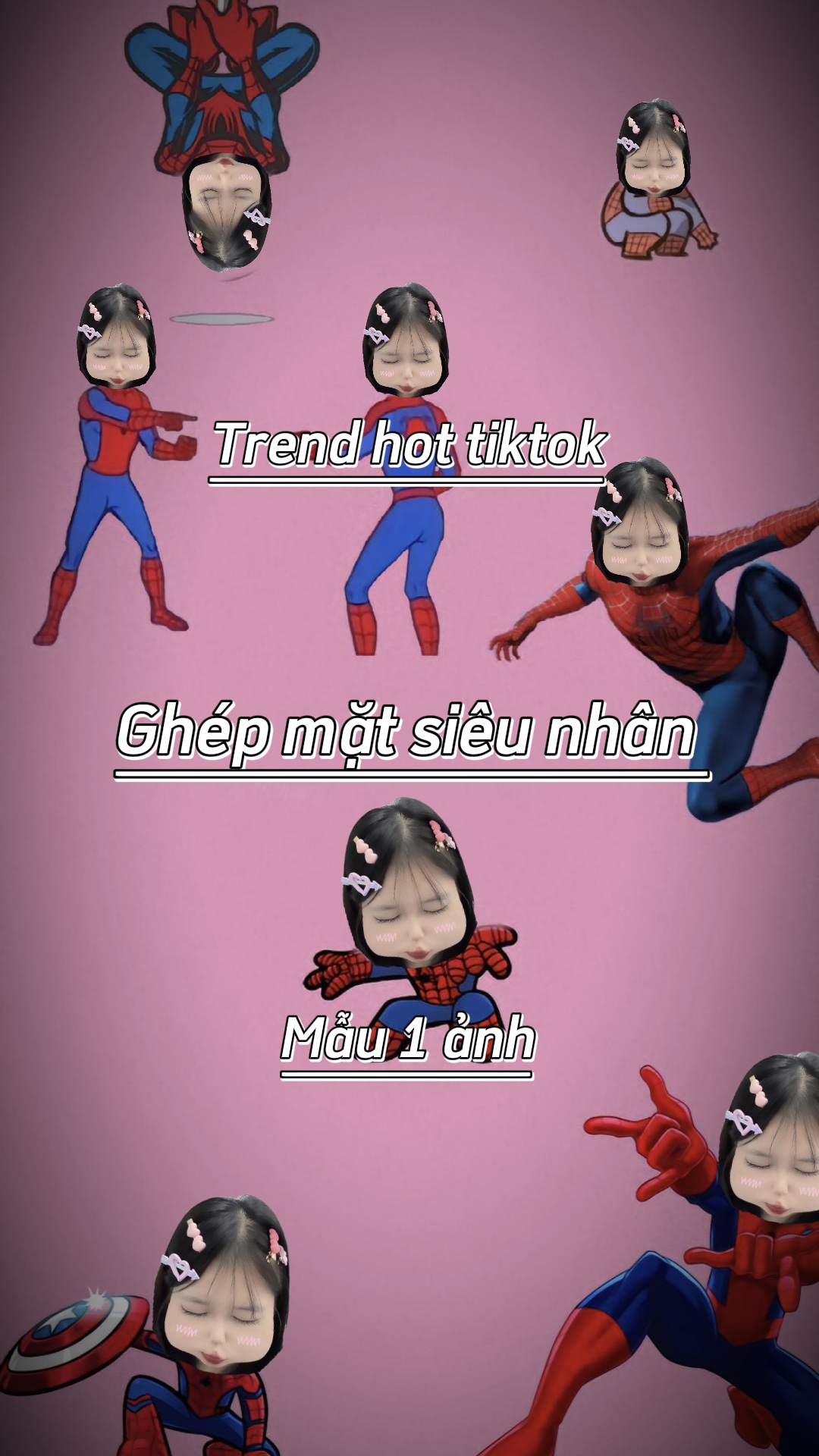 Ghép mặt siêu nhân
