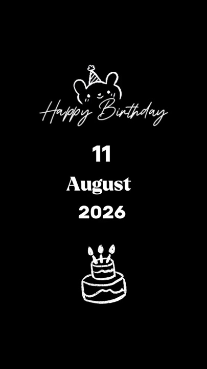 HBD MYSON 11 DE AGOSTO