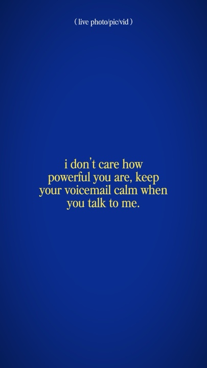 i don’t care