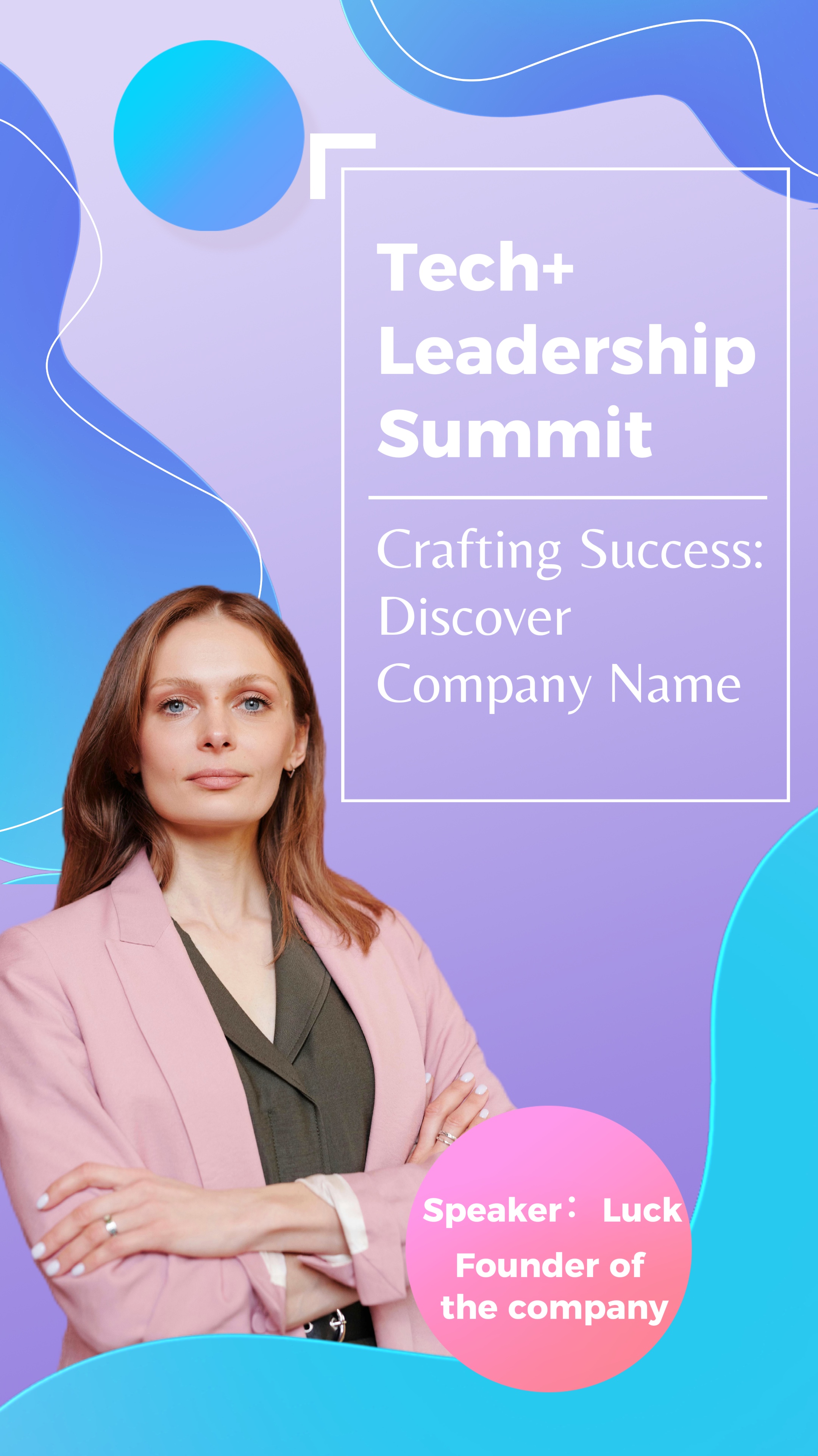 Modern Purple Gradient Style Company Introdução Publicidade