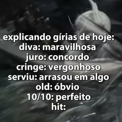 gírias de hoje