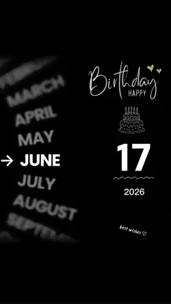 Birthday 17 June