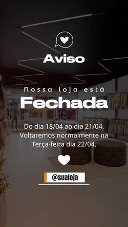 Aviso Feriado