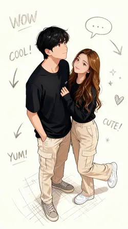 Cartoon sketch