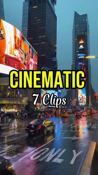 7 clipes cinematográficos 