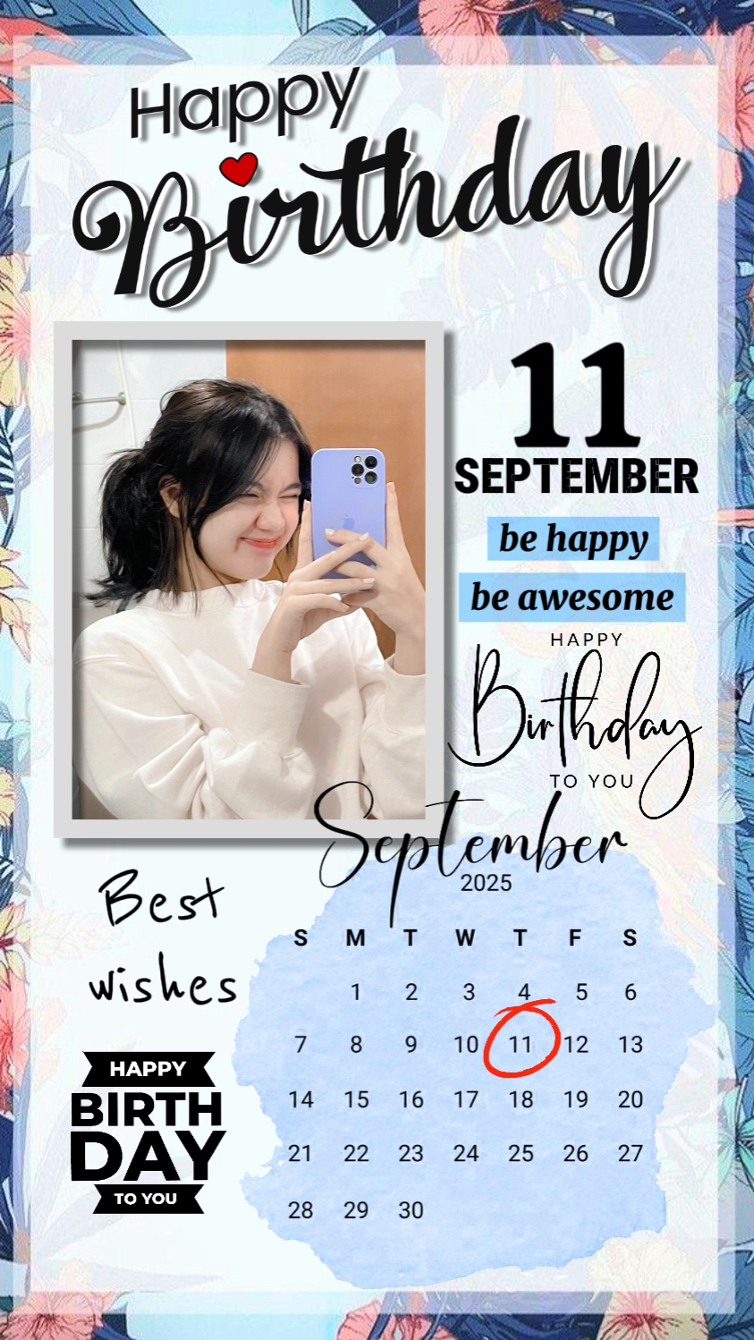 11 SEPTEMBER HBD