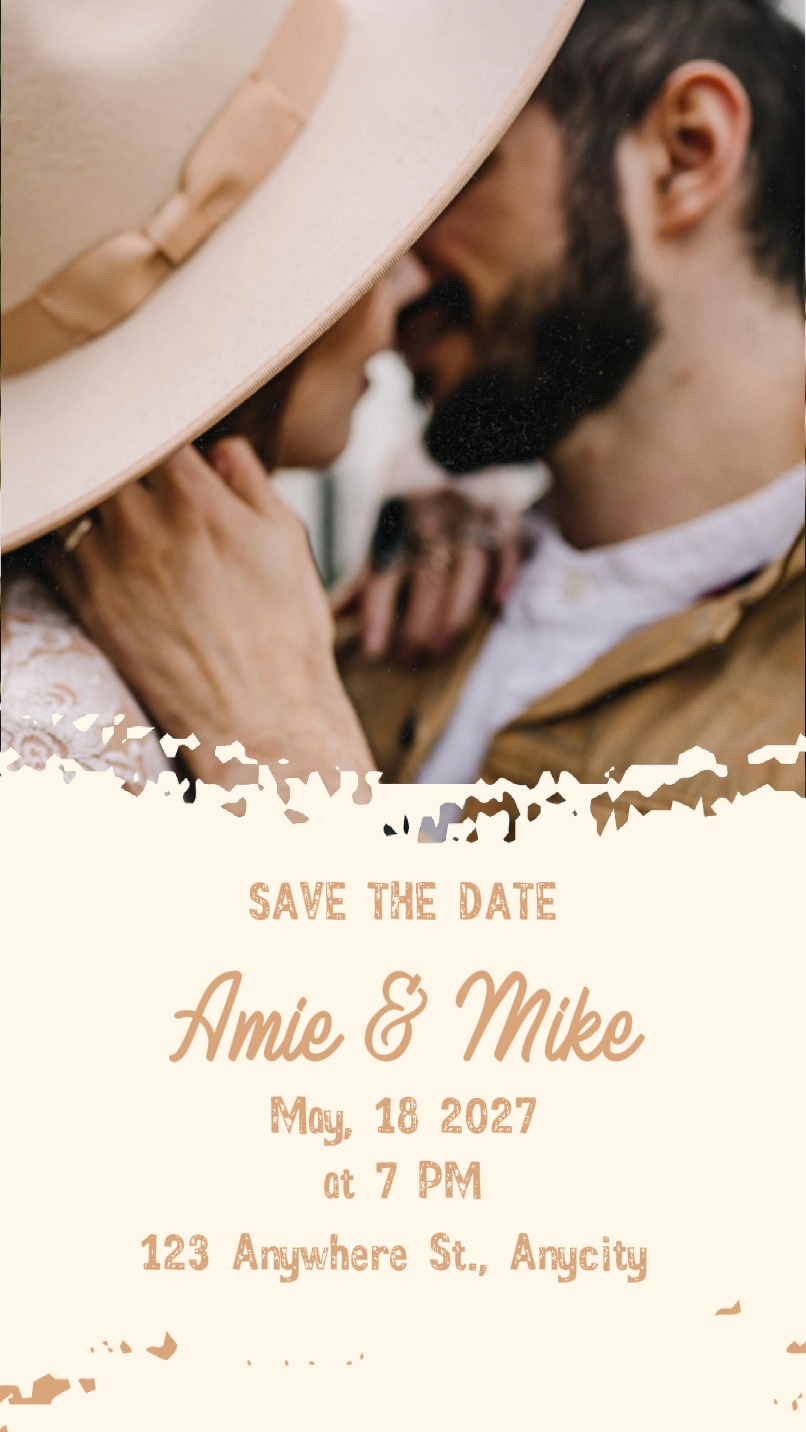 Convite de casamento 